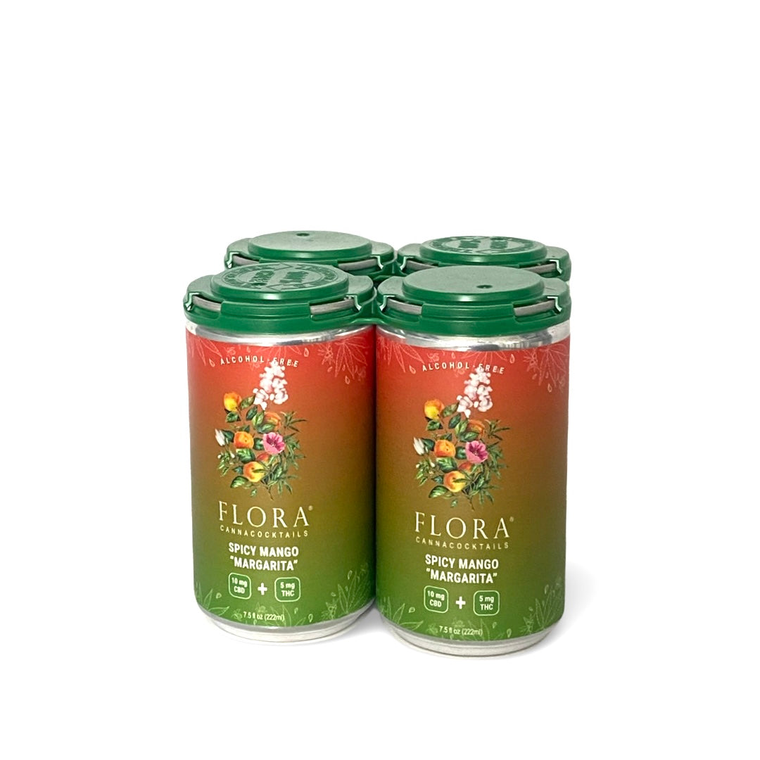 Flora D9 Canna Cocktail | Spicy Mango "Margarita" (4 pack) image 0
