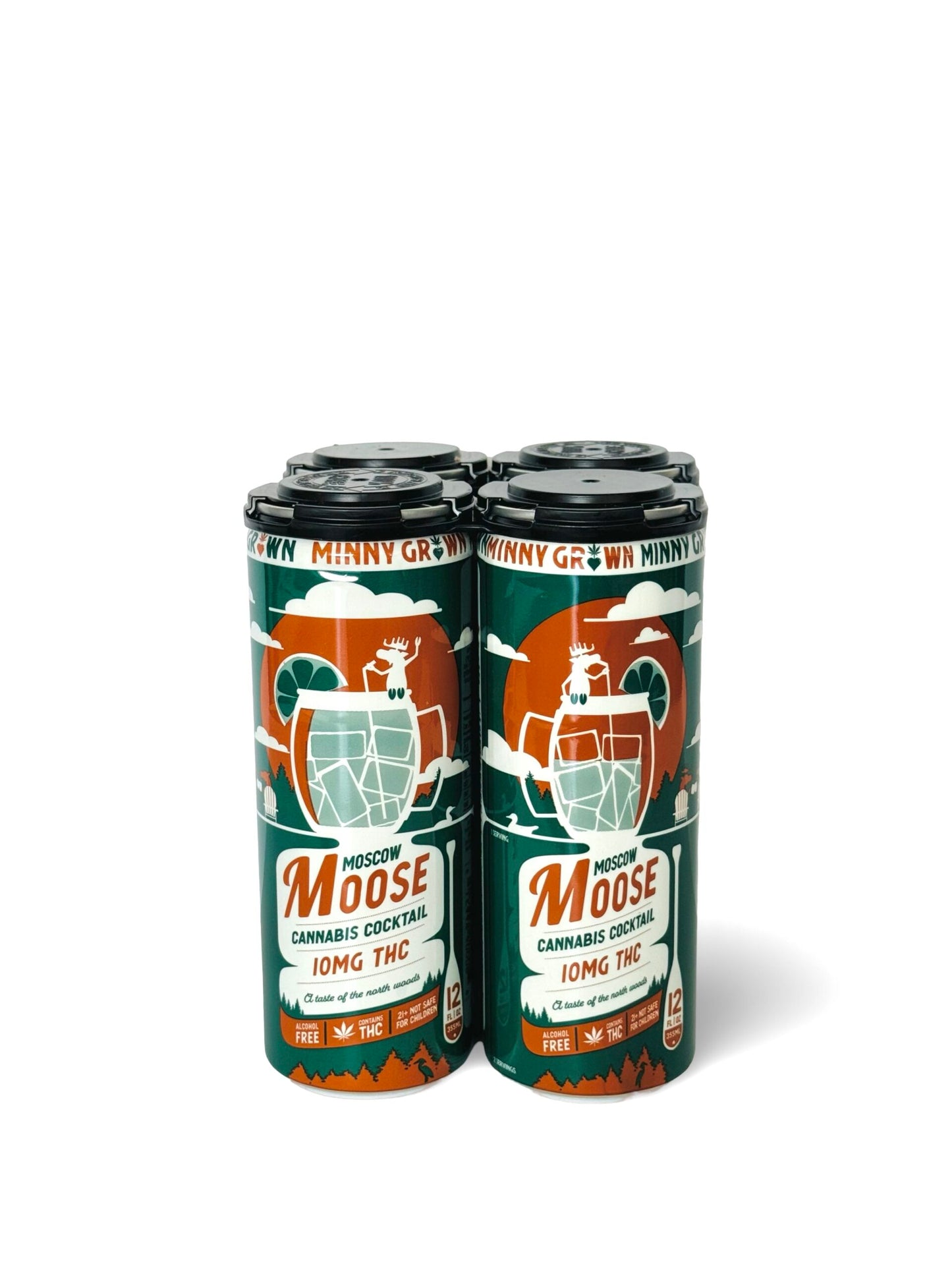Minny Grown D9 THC Cocktail | Moscow Moose (4 pack) image 0