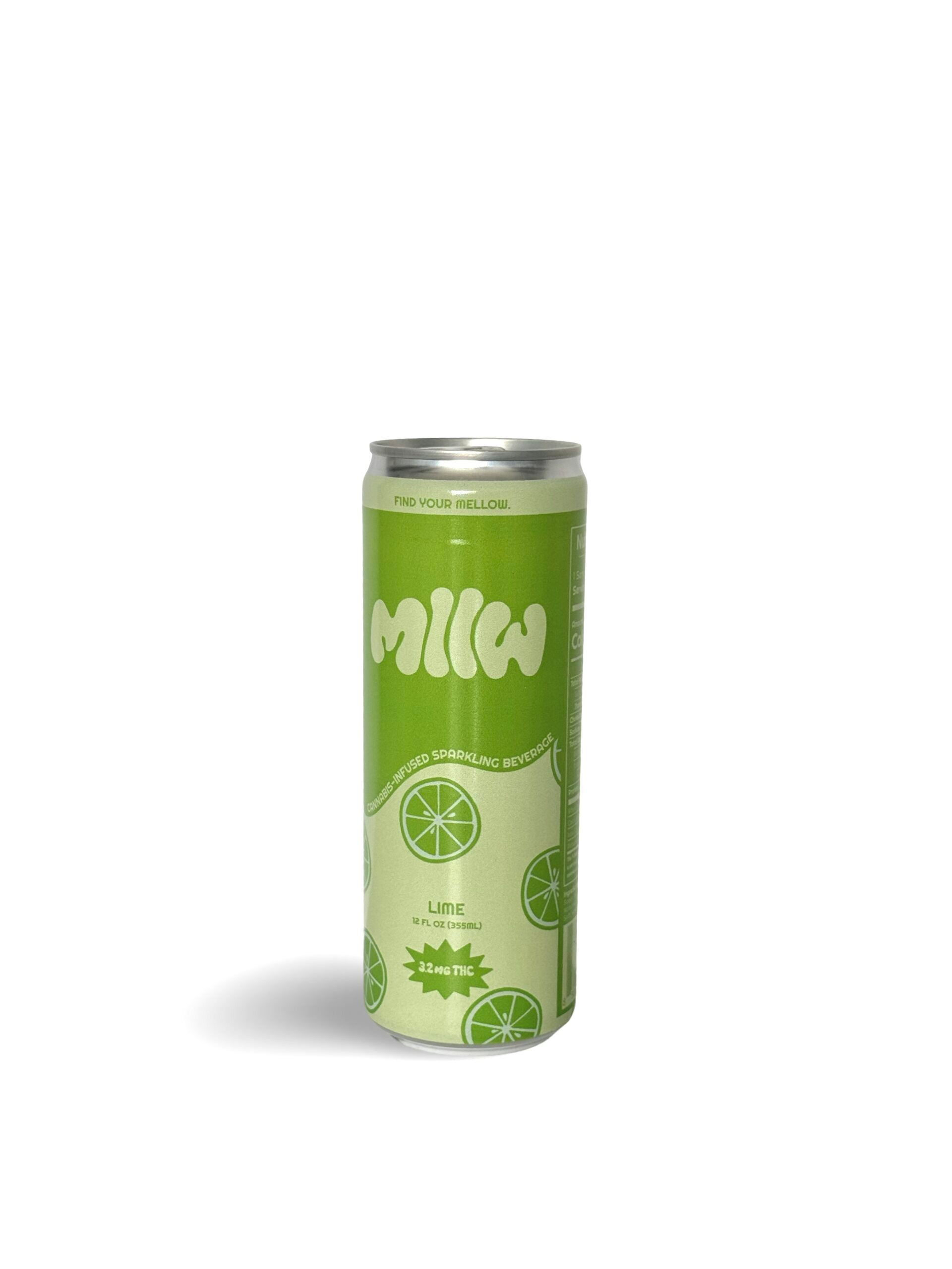 MLLW D9 THC Seltzer | Lime (3.2mg) image 0