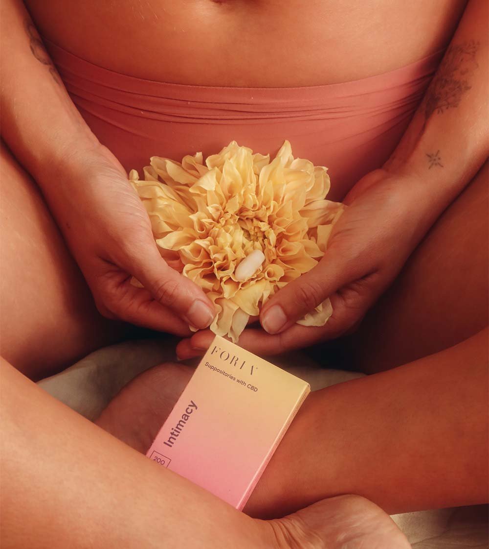 Foria Intimacy CBD Suppositories image 1