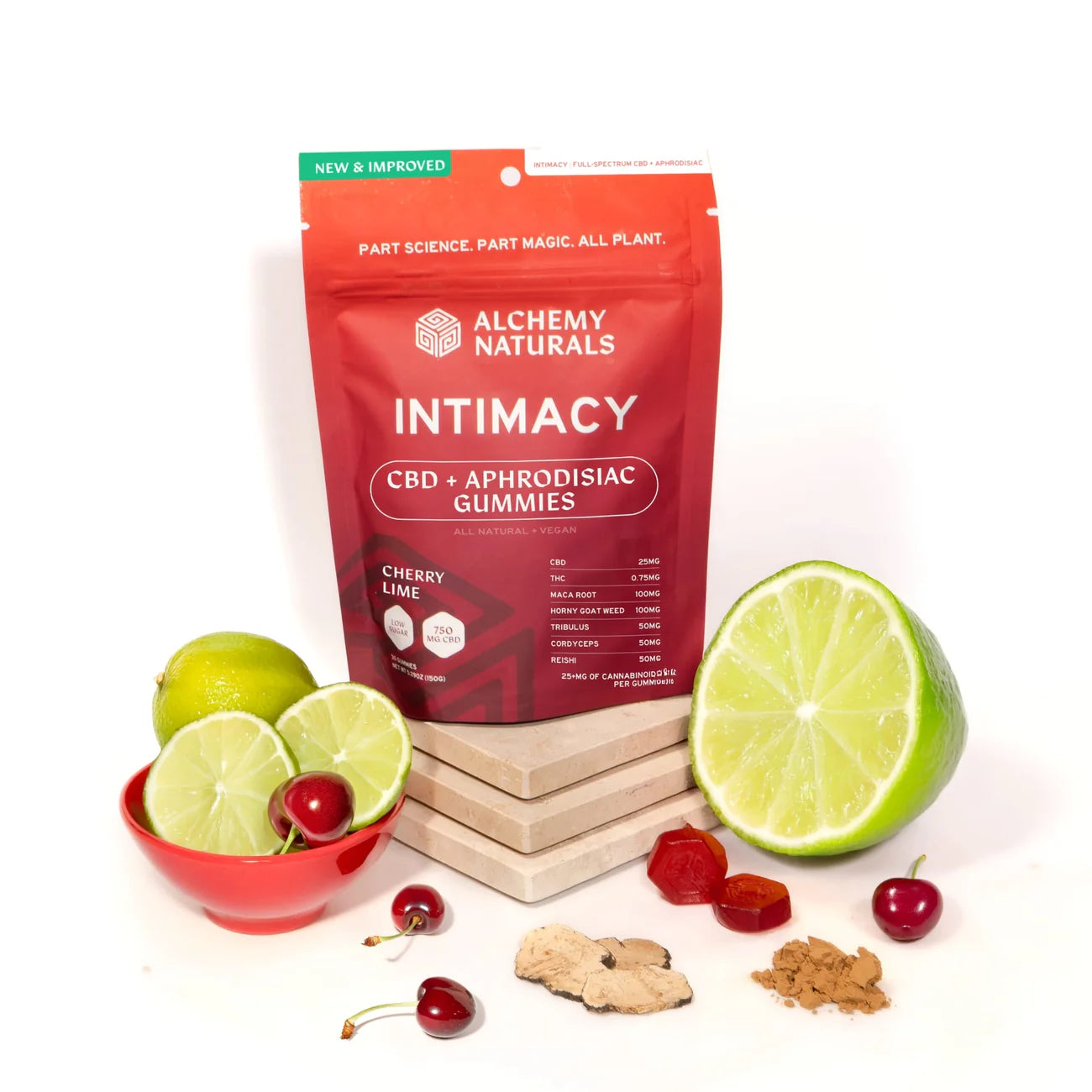Alchemy Naturals CBD Gummies | Intimacy (1500mg)