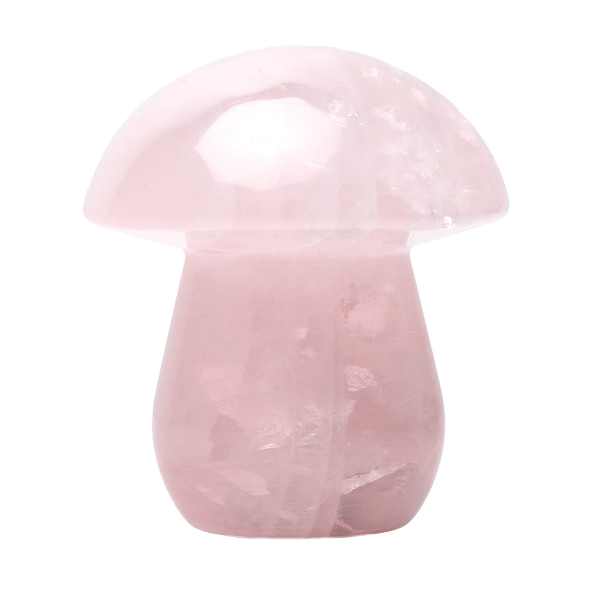 Astral Project Gemstone Shroom Pipe | Rose Quartz