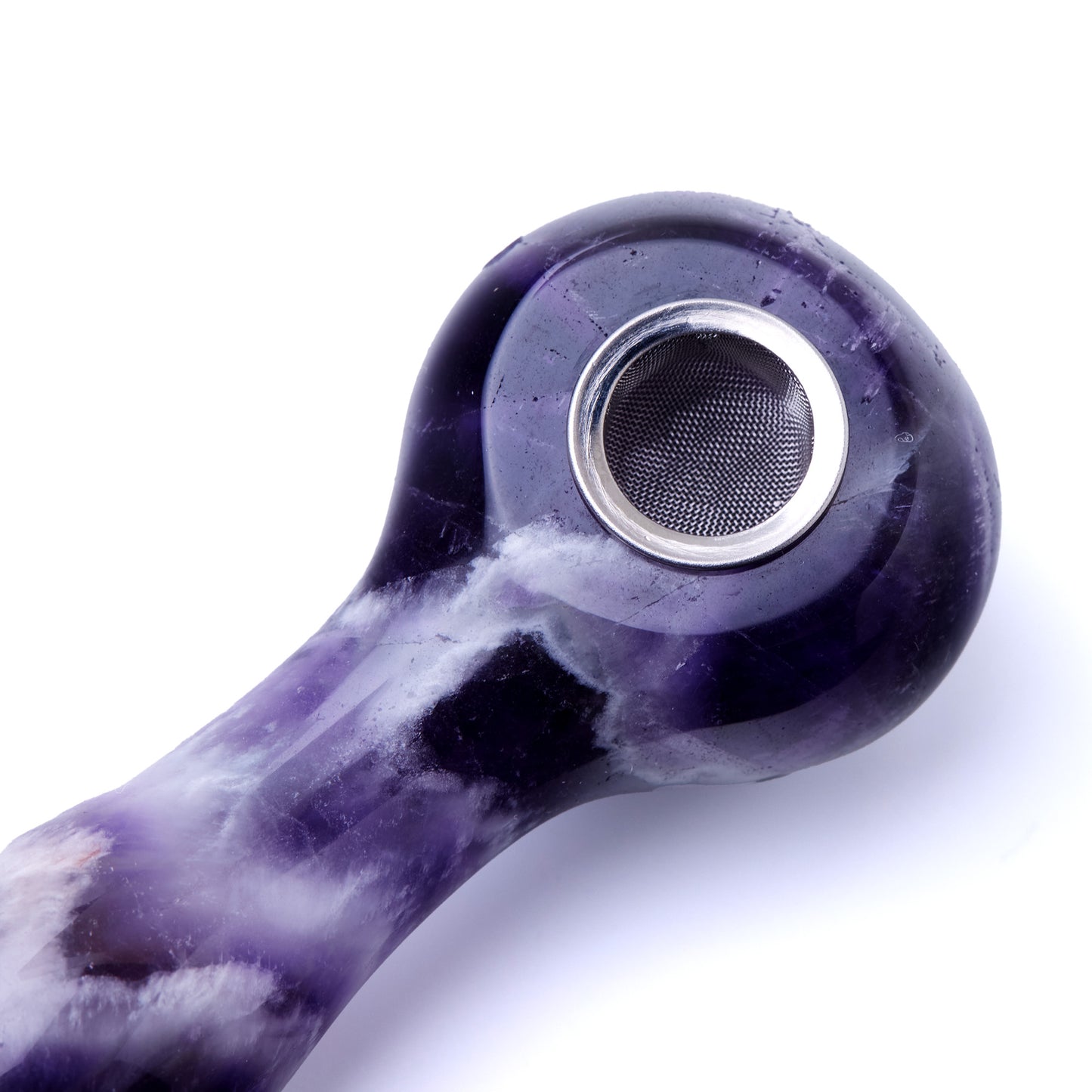 Astral Project Gemstone Spoon Pipe | Amethyst