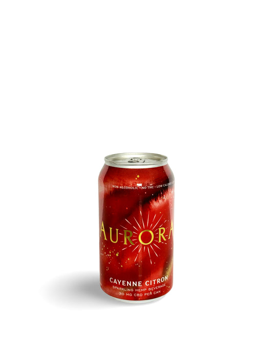 Aurora Elixirs CBD 气泡水 | 卡宴柠檬