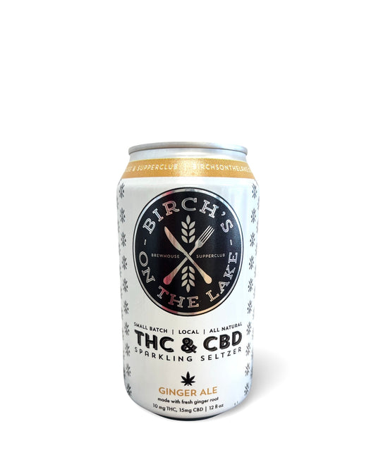 Birch's on the Lake 10mg THC Seltzer | Ginger Ale