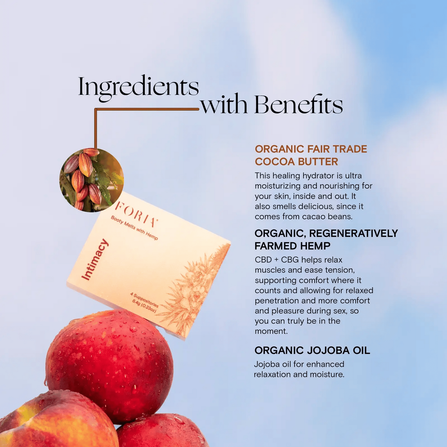 Foria Booty 与 CBD 融为一体