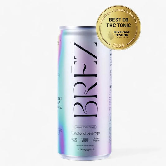 BRĒZ 微量大麻和蘑菇饮料(12 盎司)