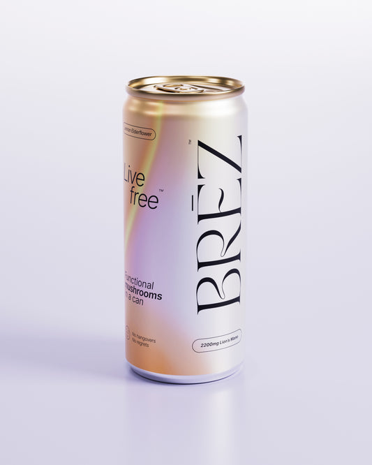 BRĒZ 狮鬃菇饮料 (12盎司)