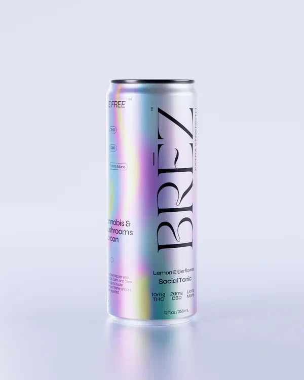 BRĒZ 10mg THC Cannabis & Mushroom Drink