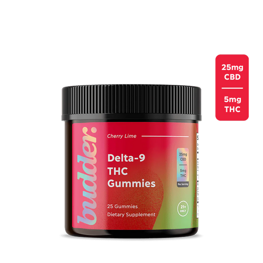 Budder 5mg Delta 9 THC 软糖 | 樱桃青柠