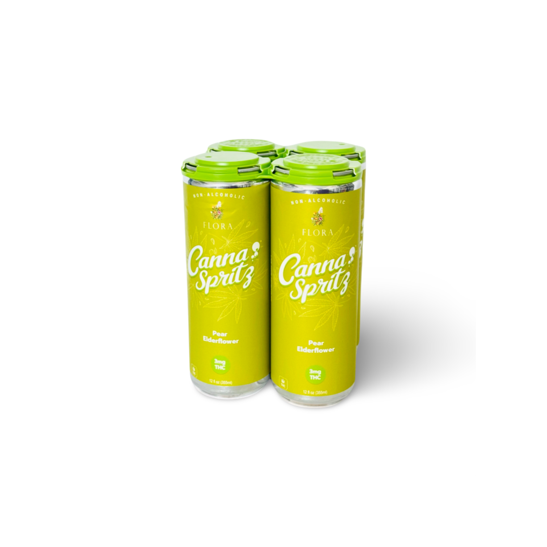 Flora 3mg D9 THC CannaSpritz | Pear Elderflower