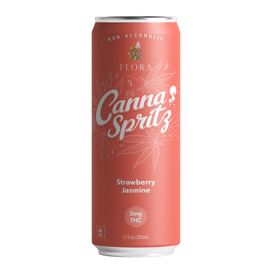 Flora 3mg D9 THC CannaSpritz | 草莓茉莉