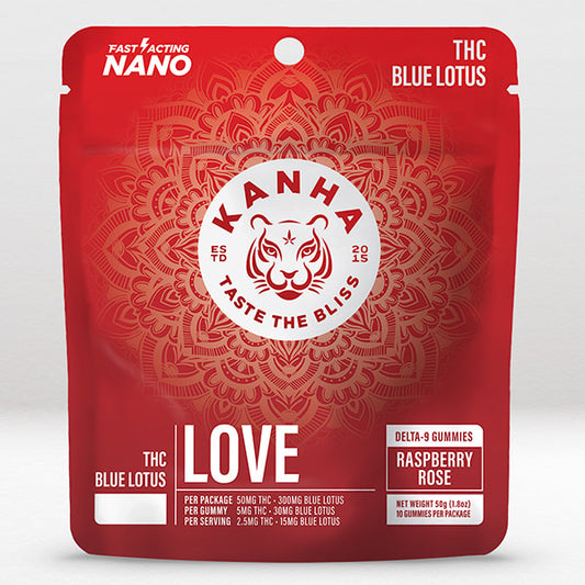 Kanha FX Love Raspberry Rose THC Gummies