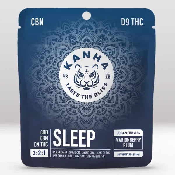 Kanha FX Sleep Marionberry Plum THC Gummies
