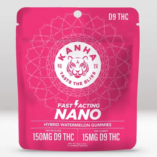 Kanha NANO Hybrid Watermelon THC Gummies