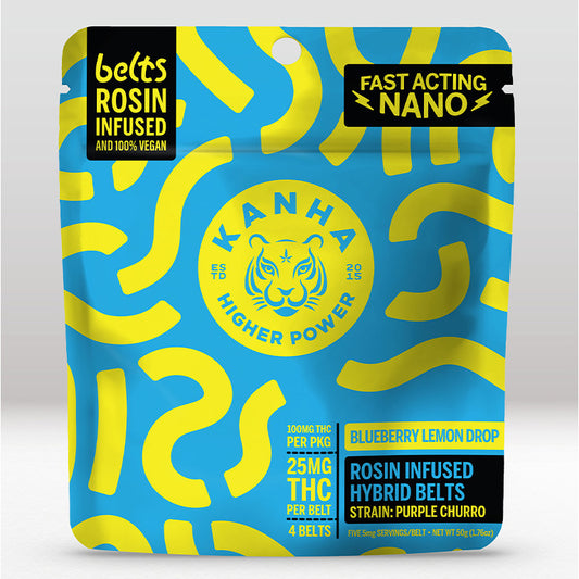 Kanha Blueberry Lemon Drop THC Belts