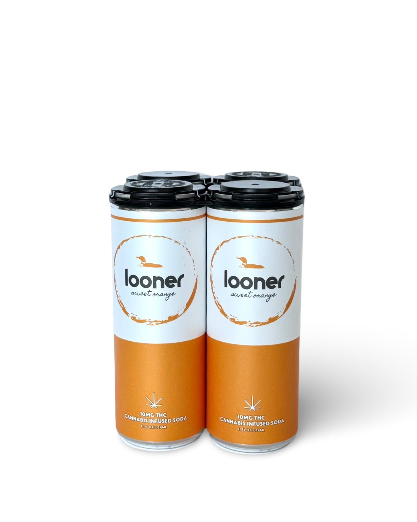 Looner D9 10mg THC Soda | Sweet Orange