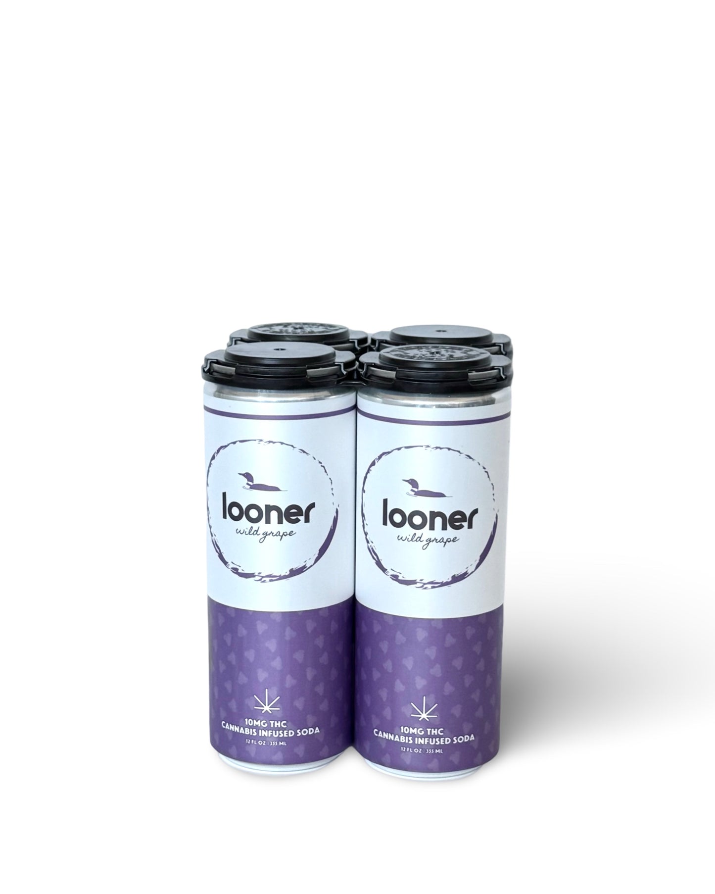 Looner D9 10mg THC Soda | Wild Grape