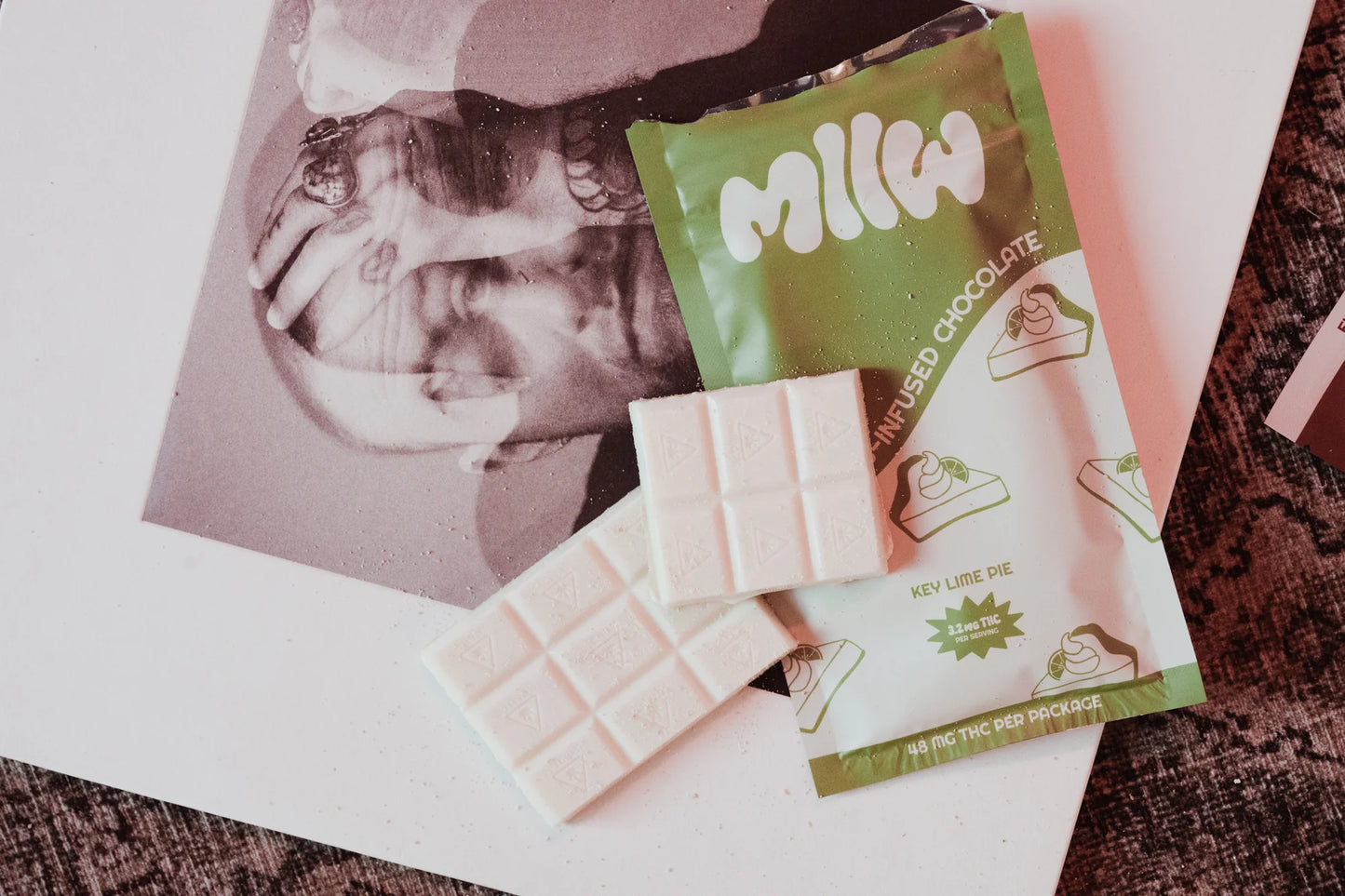 MLLW D9 THC Chocolate Bar | Key Lime Pie (48mg)