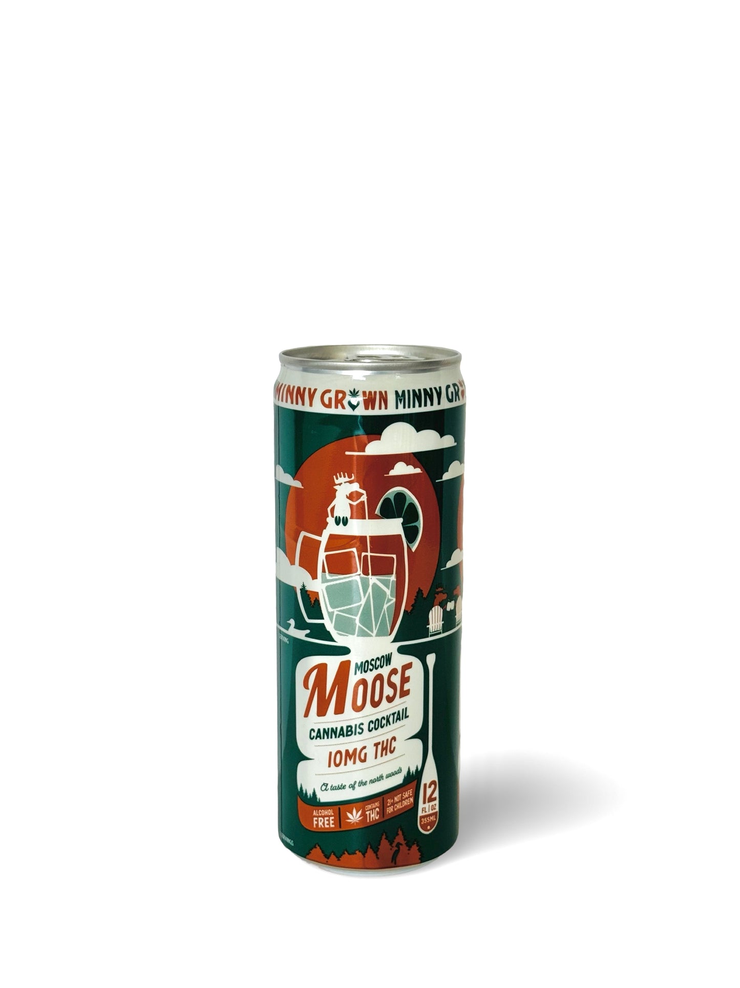 Minny Grown 10mg D9 THC 鸡尾酒 | 莫斯科驼鹿