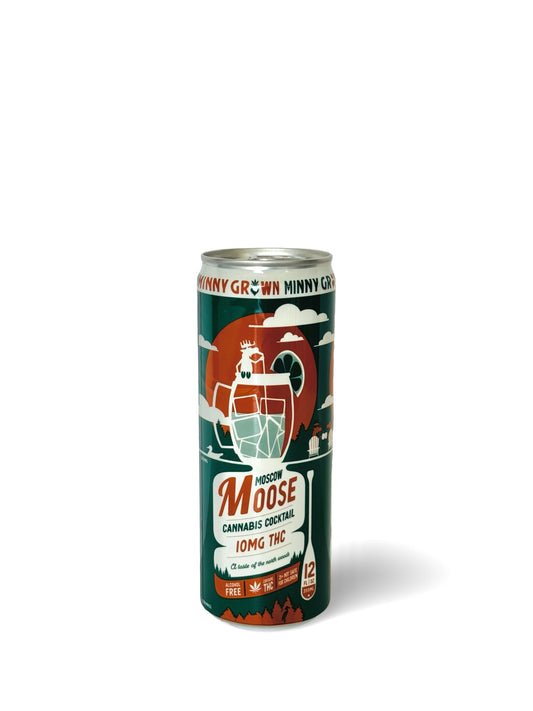Minny Grown 10mg D9 THC 鸡尾酒 | 莫斯科驼鹿