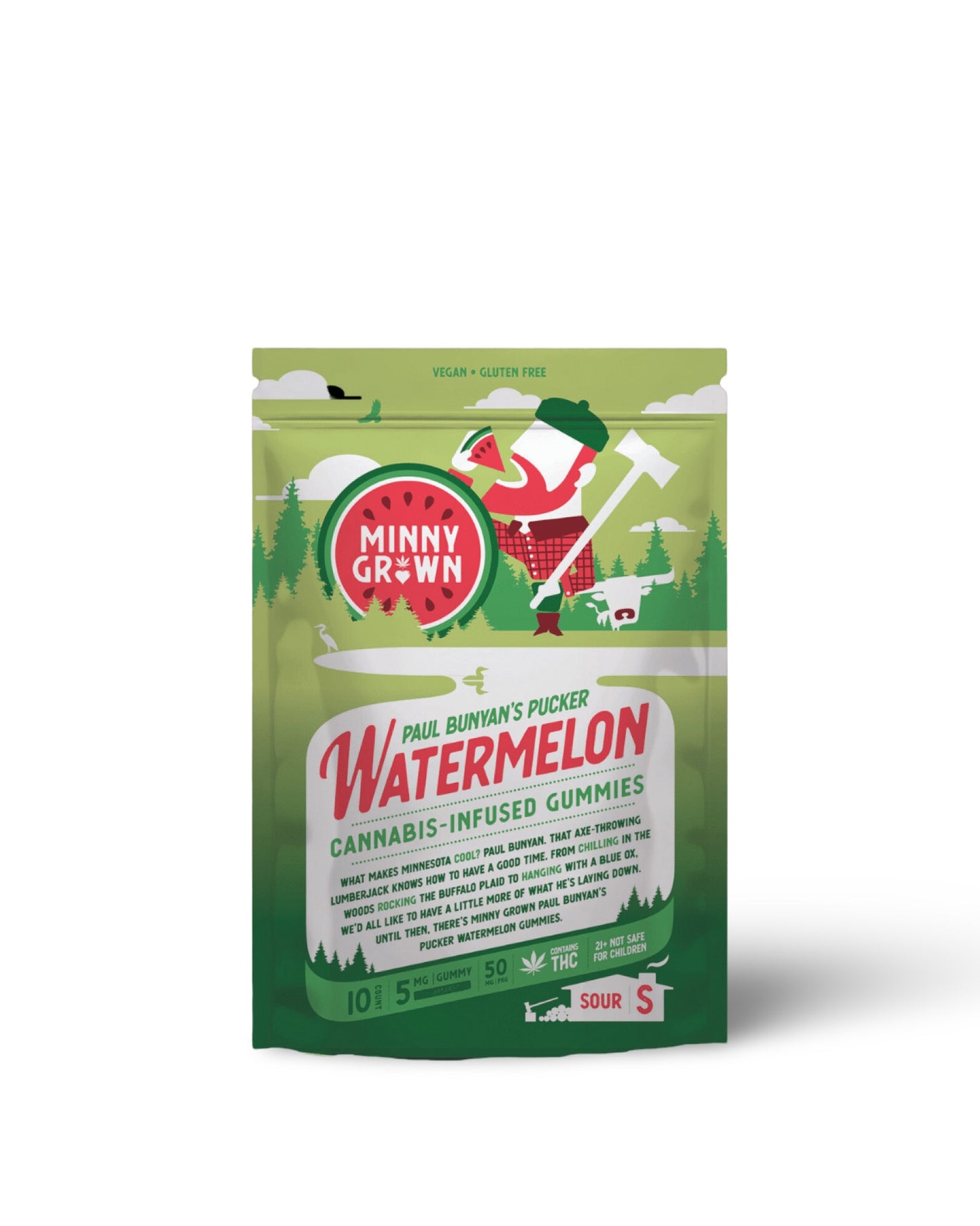 Minny Grown D9 THC 软糖|西瓜