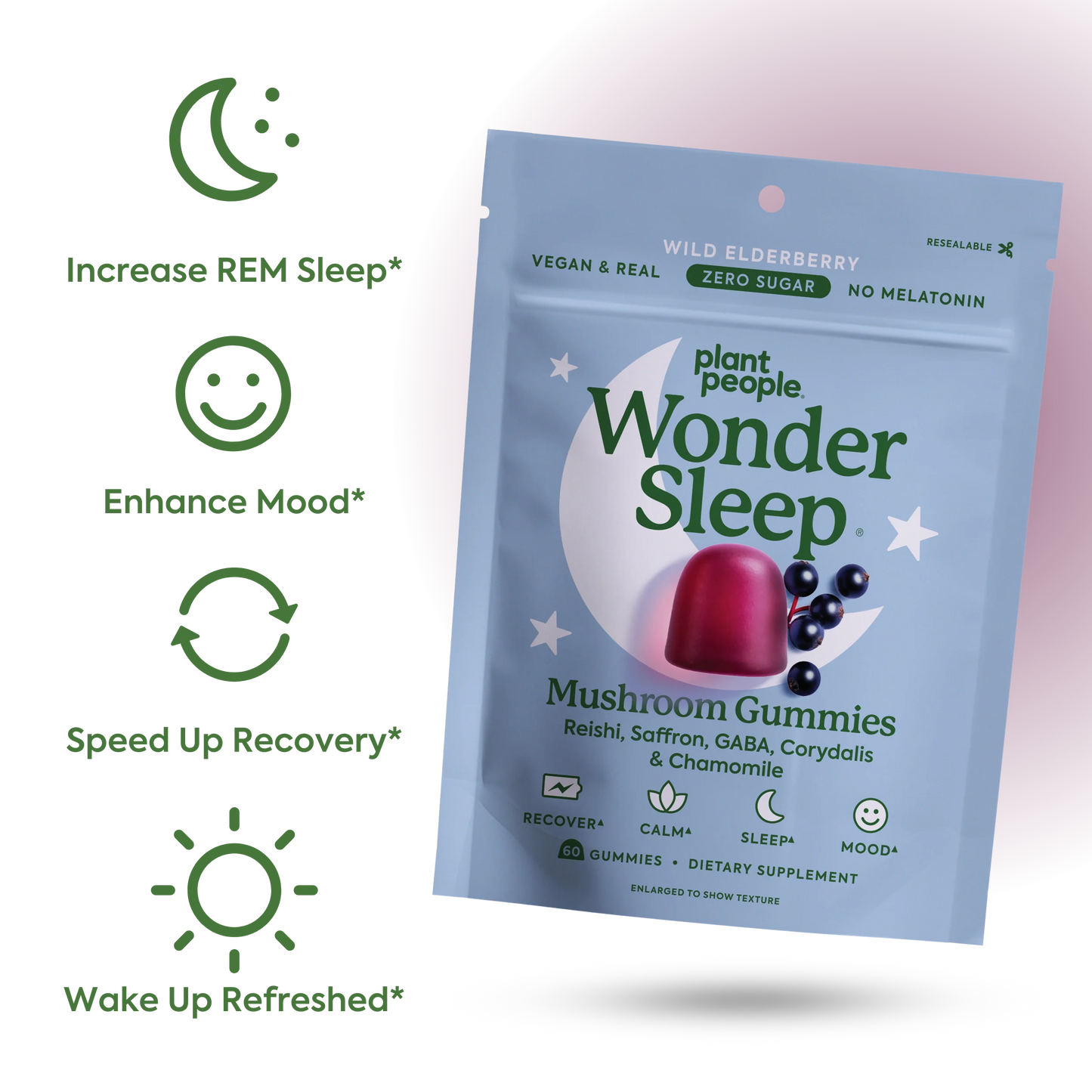Plant People WonderSleep Mushroom Gummies
