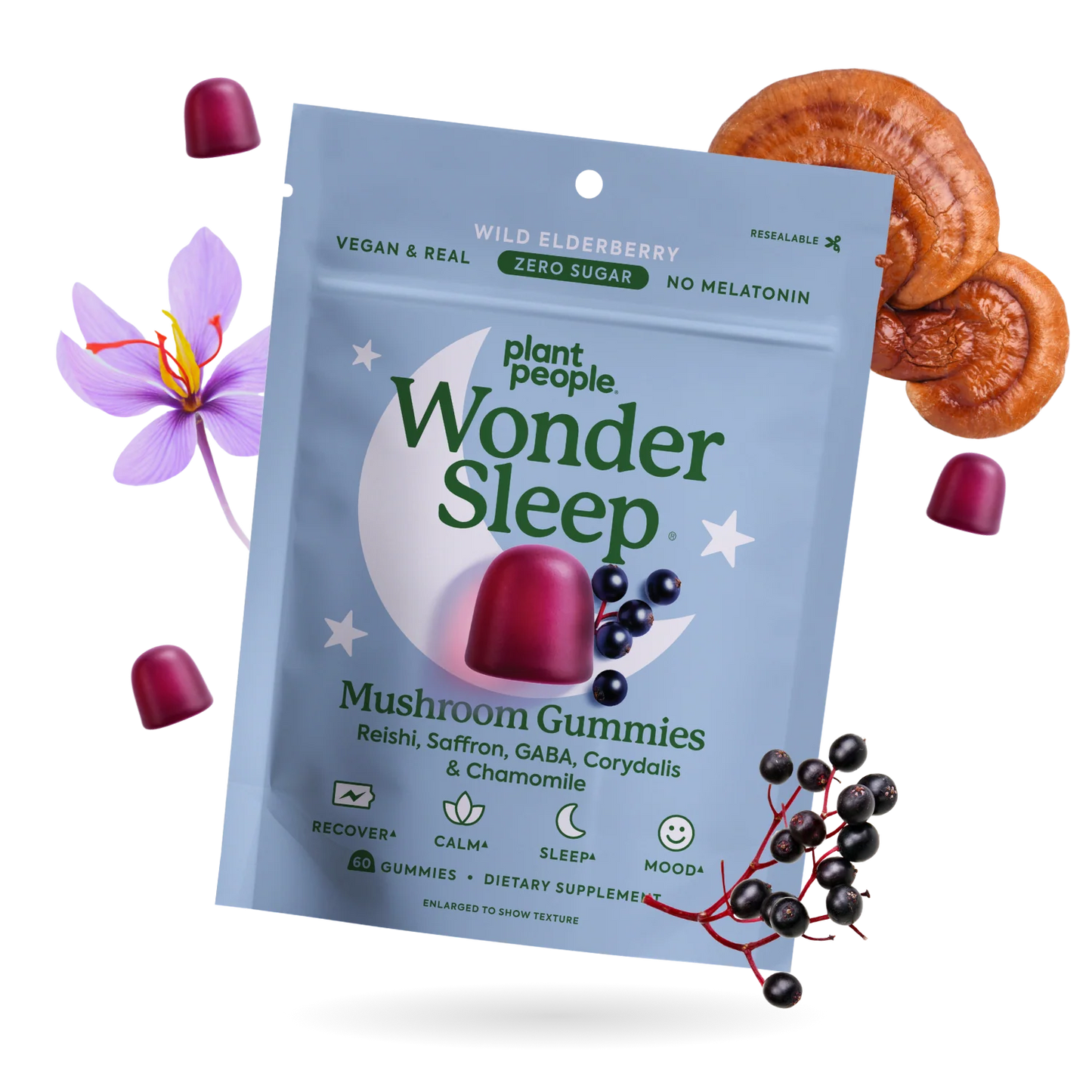 Plant People WonderSleep Mushroom Gummies