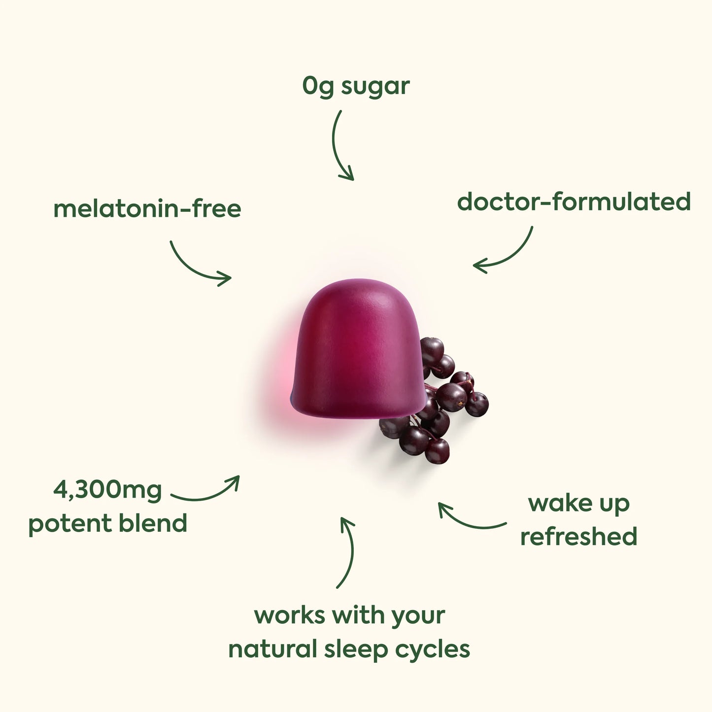 Plant People WonderSleep Mushroom Gummies