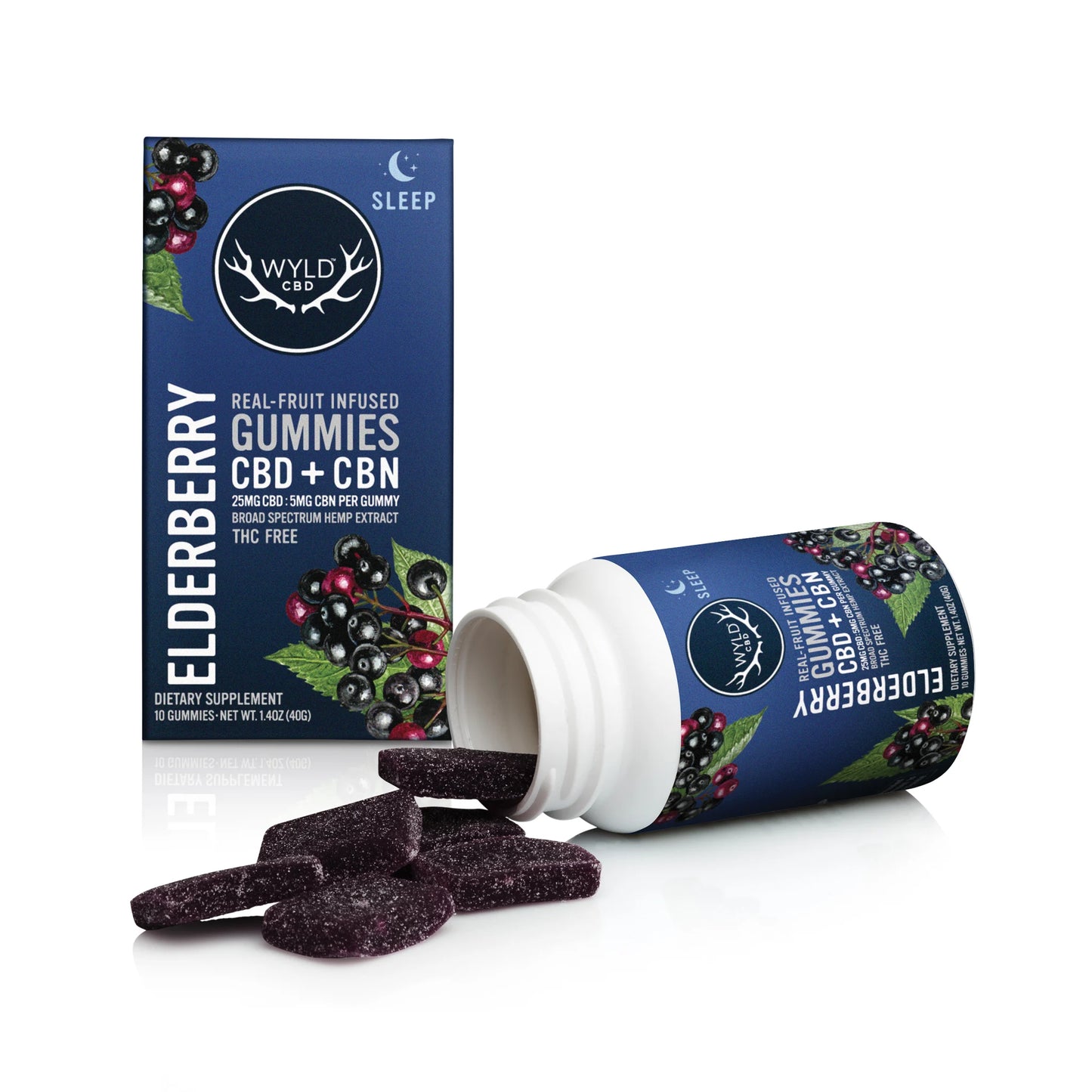 WYLD Elderberry CBD CBN Gummies