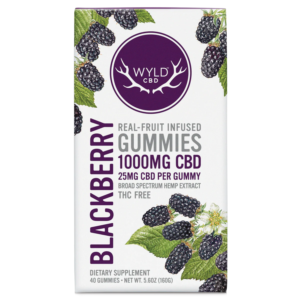 WYLD Blackberry CBD Gummies