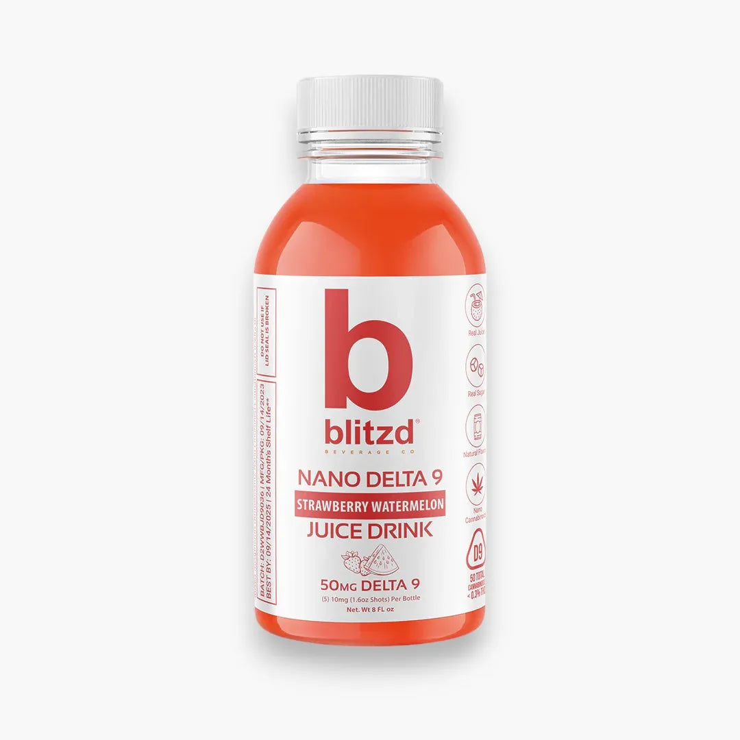 Blitzd 50mg Nano Delta 9 THC Juice | Strawberry Watermelon