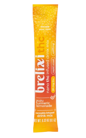Brelixi Nano THC 柠檬水饮料混合棒 (20 毫克)