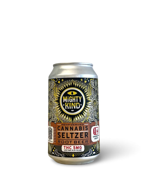 Mighty Kind 5mg D9 THC Seltzer | Root Beer image 0