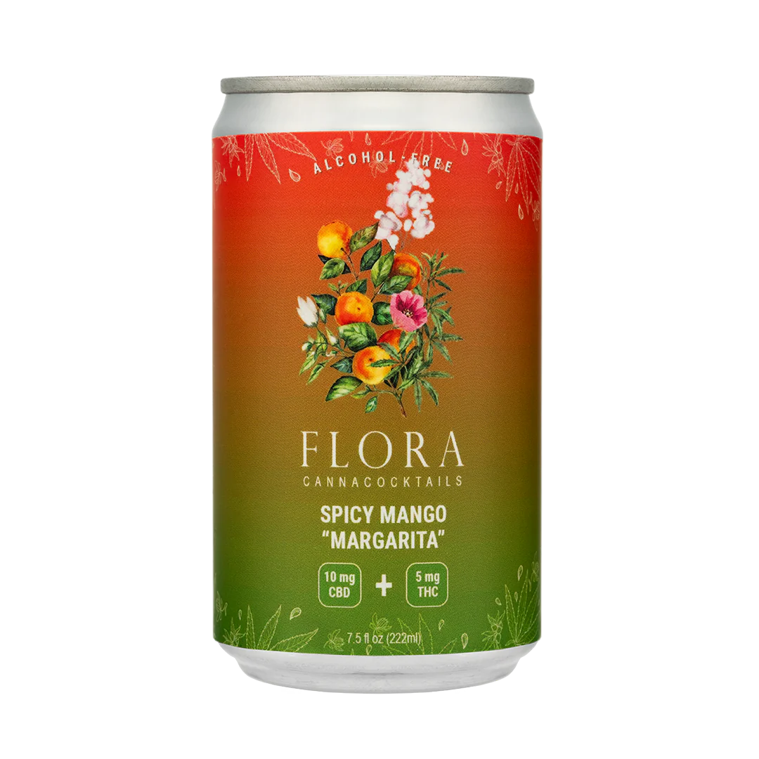 Flora 5mg D9 Canna Cocktail | Spicy Mango Margarita
