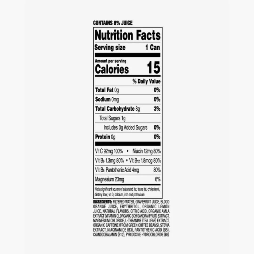 Heywell Energy + Immunity Sparkling Grapefruit Water