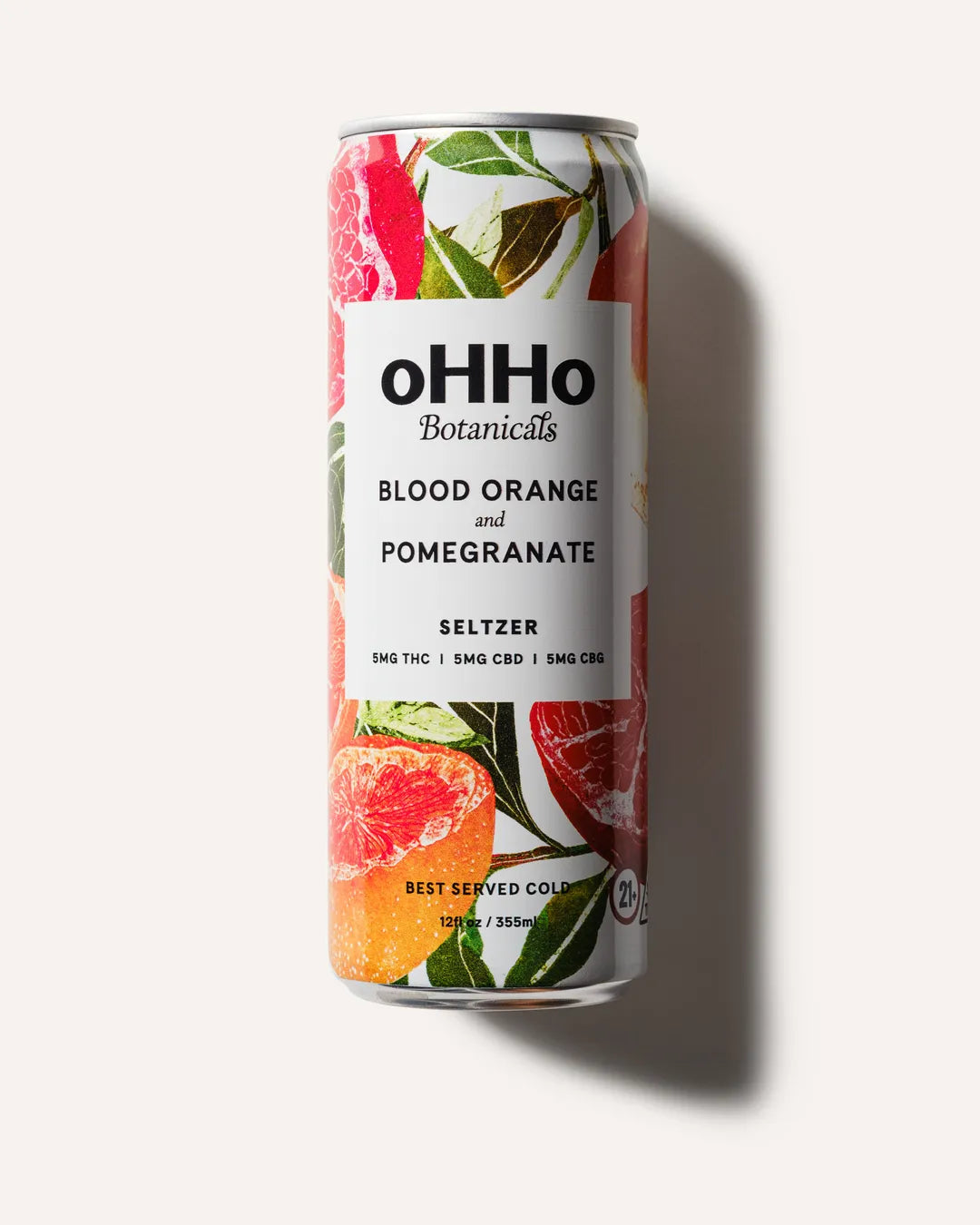 oHHo Blood Orange and Pomegranate THC Seltzer