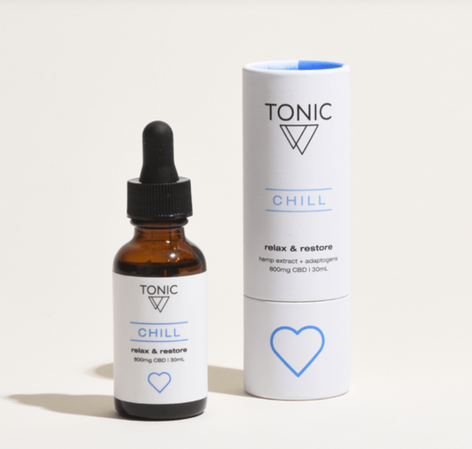 TONIC CBD Oil Tincture | Chill (800mg) image 0