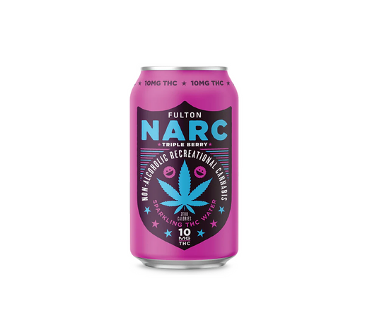 Fulton Narc 10mg THC Sparkling Water | Triple Berry image 0