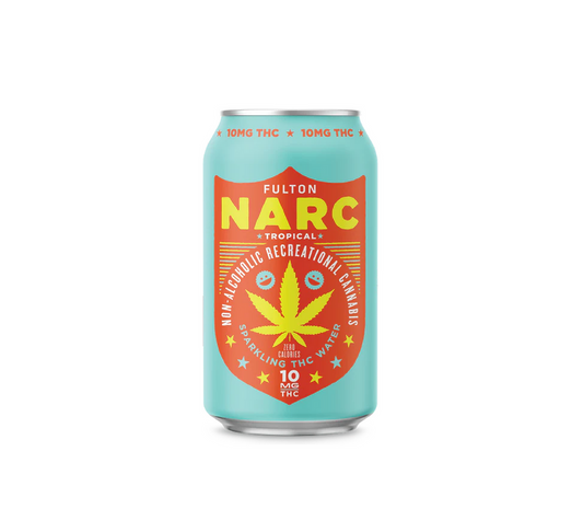 Fulton Narc 10mg THC Sparkling Water | Tropical (4-pk) image 0