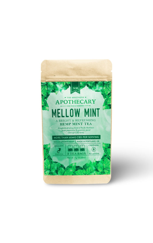 The Brothers Apothecary CBD Tea | Mellow Mint (3-pack) image 0