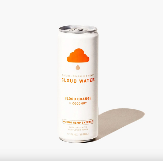 Cloud Water CBD Drink | Blood Orange & Coconut (25mg) image 0