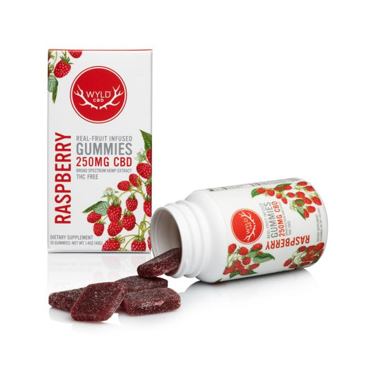 WYLD CBD Raspberry Gummies (250mg) image 0