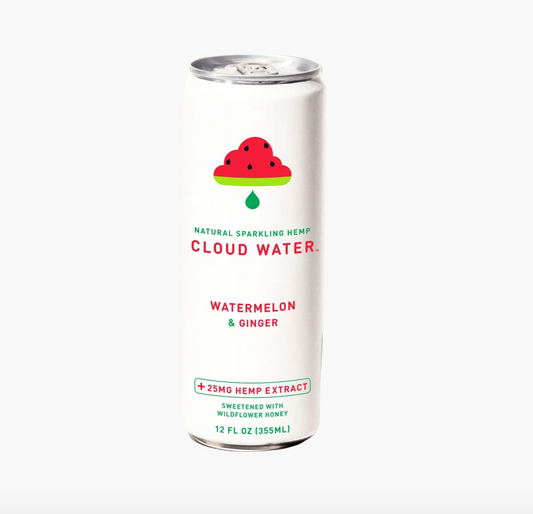 Cloud Water CBD Drink | Watermelon & Ginger (25mg) image 0