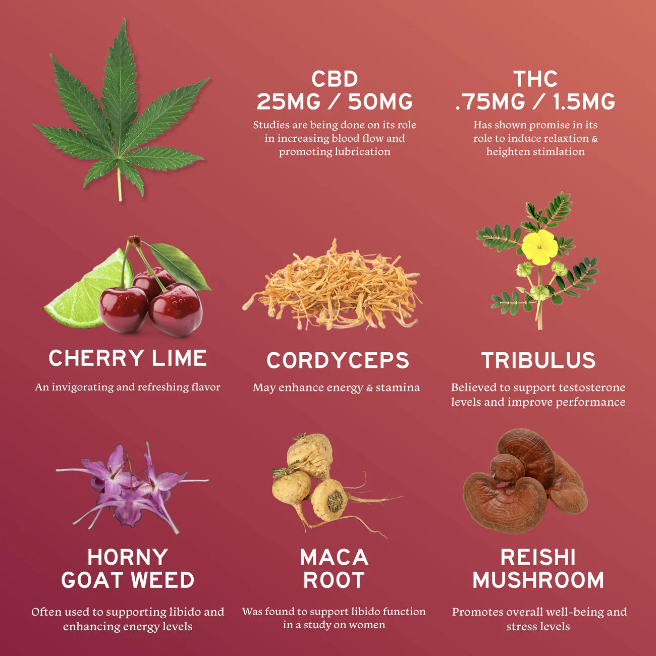 Alchemy Naturals CBD Gummies | Intimacy (1500mg)