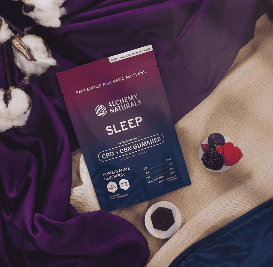 Alchemy Naturals CBD Gummies | Sleep (1500mg)