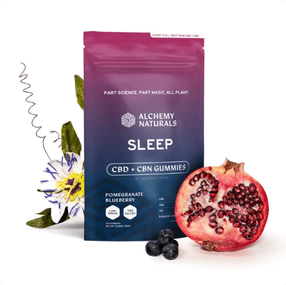 Alchemy Naturals CBD Gummies | Sleep (1500mg)