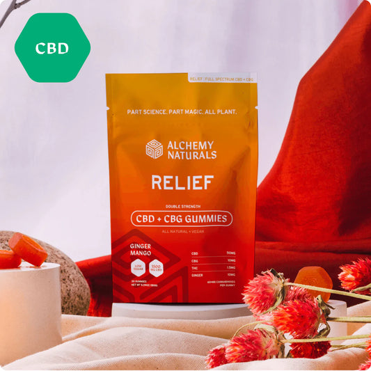 Alchemy Naturals CBD Gummies | Relief (1500mg)