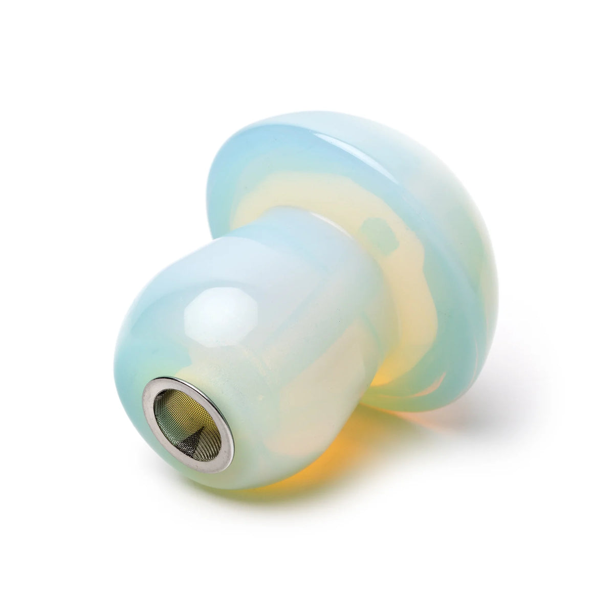 Astral Project Gemstone Shroom Pipe | Opalite