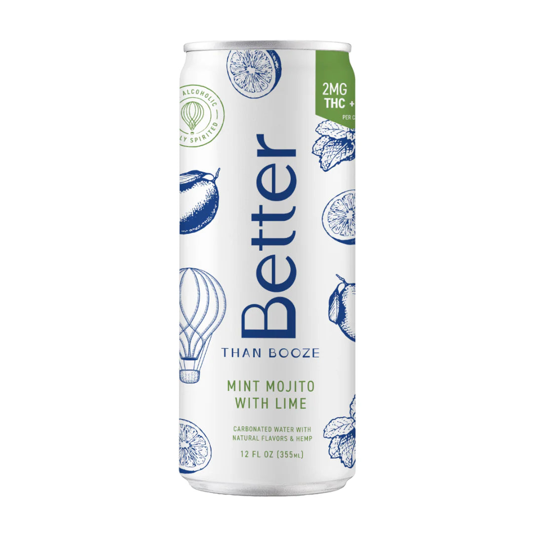 Better Than Booze 2MG THC + 6MG CBD Elderberry Gin & Tonic